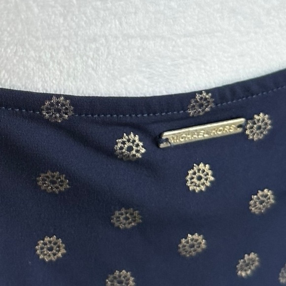 Michael Kors Medallion Foil Print Matte Jersey Slip Dress Size XL - Picture 16 of 17